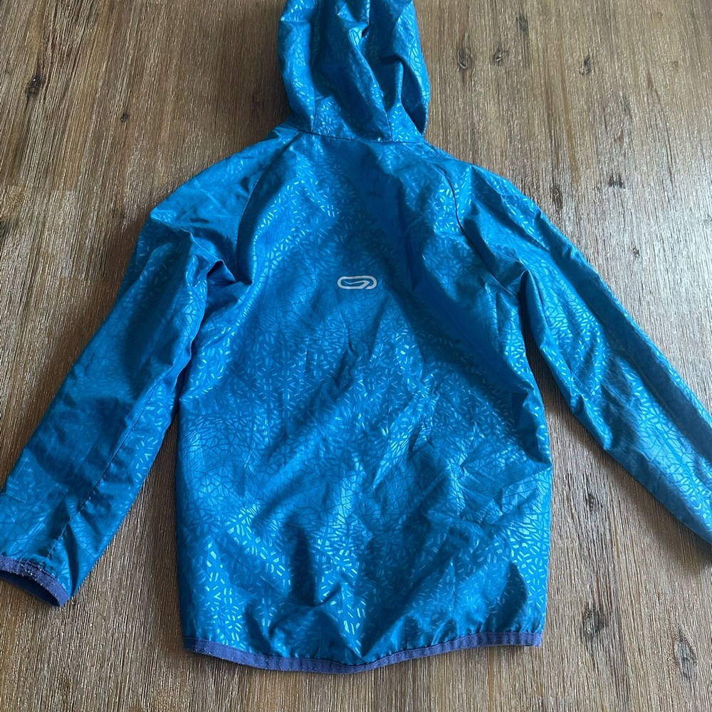 3/27$ Kids Thin Blue Raincoat size 5-6 years - Picture 6 of 8